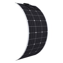 플렉시블 태양광 패널 100W 태양전지판 태양열 집열판 솔라 에너지 충전기 발전 판넬