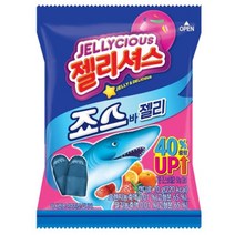 칠성 워터젤리 젤리추천 롯데 죠스바젤리 젤리셔스 과일젤리 대용량젤리 70G 8개, 9세트