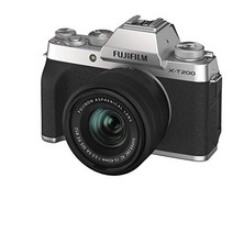후지필름 미러리스 디카 더블 렌즈 줌 X-T200 WZLK-G 샴페인골드, 렌즈 키트 + 원피스 + 실버