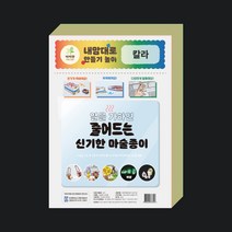 더이안 슈링크필름 A4 아트 마술종이 슈링클 만들기, 100장, 칼라