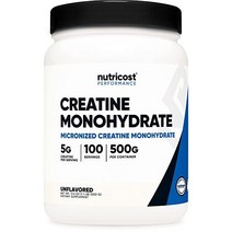 Nutric Creatine Monohydrate Micronized Powder 500G 5000mg Per Serv (5g) - Micronized Creatine Monohy