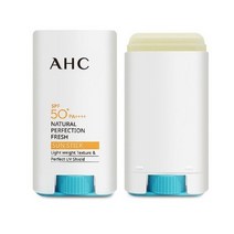 AHC 2021년 신제품 내추럴 퍼펙션 프레쉬 선스틱 17g (SPF 50+), 5개_하얀색 제형