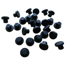 O-링고무키트4/10/20pcs Blak 라운드 솔리드 실리콘 고무 씰 홀 플러그 블랭킹 엔드 캡 T 타입 스톱퍼 3mm, 24 15mm_02 10pcs