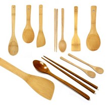 영수 친환경 천연나무 옻칠 대나무 조리도구 수저세트, 철송 볶음스푼 대 4979