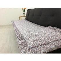 맞춤 쇼파패드 쇼파커버 쇼파덮게, 2인용_스트라이프 블루