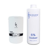 코겐 플렉스 탈색약 500ml + 코겐 산화제 6% 1000ml