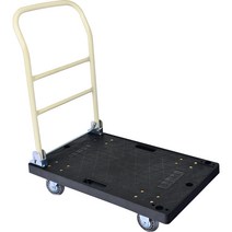 더크린 검정사각대차 인라인바퀴 소형, 1개