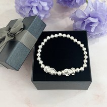 재물을 부르는 비휴 은볼 팔찌 은팔찌 염주팔찌 단체선물 은볼팔찌 커플팔찌 남성팔찌 여성팔찌