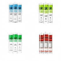 탑씰 실리콘 뉴트럴X 중성 경화형 창호 유리공사 건축 벽돌 콘크리트 보수용품 300ml, 흑색