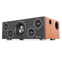 사운드바벽걸이 크리에이티브스피커 5.1채널 110w 블루투스 스피커 홈 시어터 에코 벽 증폭기 사운드 블래스터 dsp 사운드 처리 pc tv 사운드 바 서브 우퍼 음악 센터, 솔로맥스 우드 컬러
