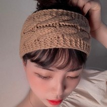 금춘이네 1+1[무배] 꾸안꾸 트윈 헤어터번 하찌 니트 헤어밴드 똥머리 반다나 머리띠