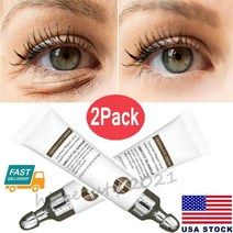 2x 콜라겐 매직 아이 크림 브라이트닝 다크 서클 제거 푹신한 아이백 주름