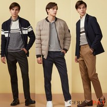 [KT알파쇼핑]CERINI by PAT 남성 기모본딩 면스판 팬츠3종(22W)