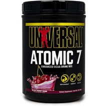 유니버셜뉴트리션 BCAA 아토믹7 1KG 운동전 헬스 부스터, 블랙체리