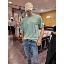 [지프] W몰 남녀공용 스타일쉐어 JEEP 자수 소매곰와펜 반팔티 JM5TSU174