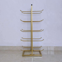 요가 매트 거치대 랙 정리 보관 헬스장 필라테스 홈트, 실버 [20 개 수납 가능]