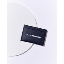 22SS [POBI] 네이비 로고배색 소가죽 카드지갑 JLHO2E700N2