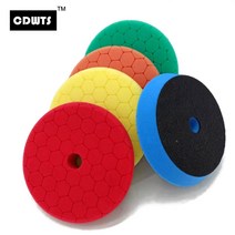 핸드그라인더 샌딩기 자동차 무선 광택기 폴리셔 스크래치 제거용 356 인치 폴란드어 용, 노란색 x 5개, 3인치 후원자