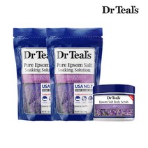 닥터틸즈 엡섬 솔트 450g 2개 + 스크럽 454g 1개 - 라벤더