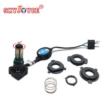 저렴한 SKYJOYCE H4/H6/Ba20d 5면 Led 오토바이 헤드 라이트 Blub 스쿠터 led 전조등 키트 Dc12v H4 안녕하, 한개옵션1, 한개옵션0