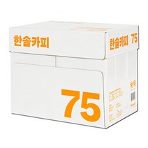 한솔 A4 75g 복사용지 1BOX 2500매/A4용지/복사지, 본상품선택