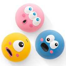 [디지지] 강아지 라텍스 삑삑이 몬스터볼 애견 펫 장난감 3종세트, 라텍스 공 3종세트