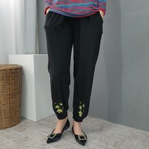 엄마옷 자수 고무줄 밴딩 항아리 알라딘 몸빼 일바지 시보리 조거팬츠 할머니선물