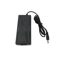 AC DC 어댑터48V 2A LED 데스크탑 어댑터 전원 96W 공급 장치 미국 EU 표준 AC 케이블 플러그 조명용, 04 UK Plug_02 48V 2A 96W