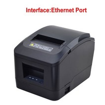 XPRINTER 송장 프린터 택배 라벨기 라벨 출력기 프린터기 슈퍼마켓 쇼핑몰을 위한 usb이더넷 포트가 있는 자동 절단기 pos pritner가 있는 새로운 도착 80mm, 란 포트, 영국 플러그