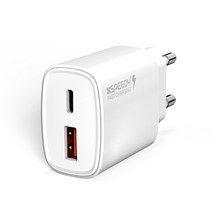 SPEEDY 2포트 PD 25W PPS 초고속 멀티 충전기, 화이트, 1개