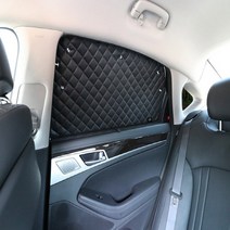 싼타페DM 차박커튼 차량용 창문 가리개 그늘막 블랙