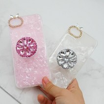 자개젤리 큐빅 그립톡 케이스/아이폰7/전기종