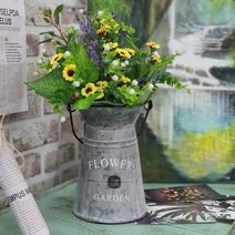 인테리어 빈티지 양철화분 소형 대형 사이즈