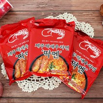 가공식품(브랜드없음) 청정 제주 딱새우 라면(봉지 12개), 12개