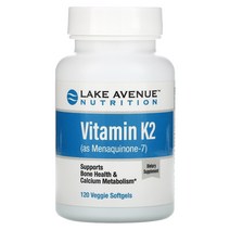 Lake Avenue Nutrition 비타민K2(메나퀴논-7) 50mcg 베지 소프트젤 120정, 상세참조
