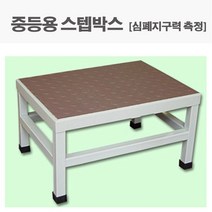 지엠 PAPS 스텝박스 심폐 지구력 측정용 스텝검사용 발판 중등용
