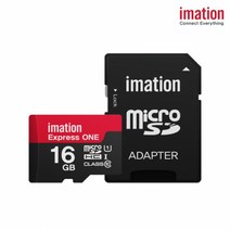 [이메이션] 익스프레스 원 마이크로SD 메모리 - 16GB (어댑터포함), 단품, 단품