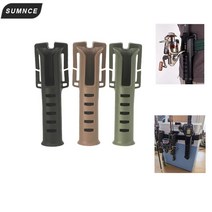 로드 홀더 휴대용 폴 삽입기 낚싯대 다기능 퀵 로드 랙 재사용 가능한 낚싯대 홀더 벨트 야외, 갈색