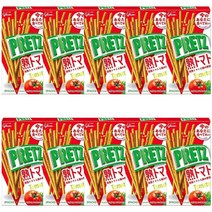 에자키 글리코 프리츠 숙성 토마토 일본 스낵 Ezaki Glico Pretz ripe tomato 60g 10팩, 10개