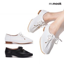 무크 무크 여화 케이티 레이스업 플랫 2 colors