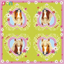 듀니냅킨 33x33 20매 164912 Pretty Horse/duni/식탁매트/칵테일냅킨/파티용냅킨/디너냅킨, 20매입_164912