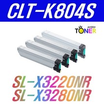 삼성 CLT-K804S SL-X3220NR X3280NR C804S M804S Y804S 재생, 1개, CLT-C804S 파랑 완제품(15000매)
