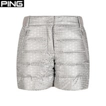 핑 겨울 실버 여성 구스 다운 반바지 121B4PS381_SV