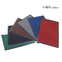 현관매트 이랑매트 업소용 발매트 출입구매트 사무실 병원 학교 출입구, 초대형-180cmX90cm, 블랙