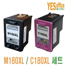 삼성 SL-J1660 J1663 J1665 J1770FW 잉크 INK-M180 C180 대용량 재생잉크, INK-M180 + INK-C180 대용량 세트
