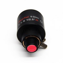 IR 필터 6-22mm M12 마운트 1/2.5 인치 수동 초점 및 줌 기능이 있는 5 메가픽셀 가변 렌즈 액션 카메라 장거리 시야 지원