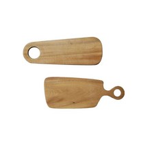 예쁜 우드 원목 디저트 플레이팅 손잡이 브런치 진열 치즈 빵 캠핑 피자 서빙보드2Size, 우딘 손잡이 보드 16인치