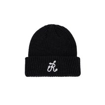 VERUTUM HW-BN148 : R Rope Logo BeanieㅣBlack