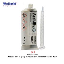 강력접착제 Araldite 2 액형 에폭시 페이스트 접착제 고온 및 내화학성 본딩 금속 전자 2K ab 2014-2, 01.CHINA, 01.1Pc2014andMixer