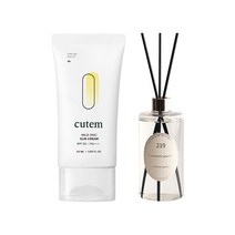 큐템 마일드 징크 선크림 50ml + 대용량 디퓨저 500ml (증정), 단품